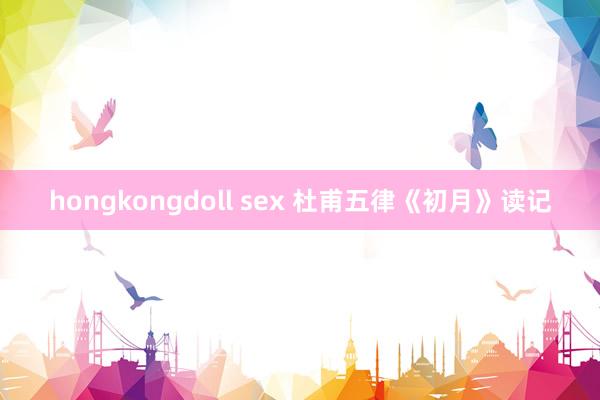 hongkongdoll sex 杜甫五律《初月》读记